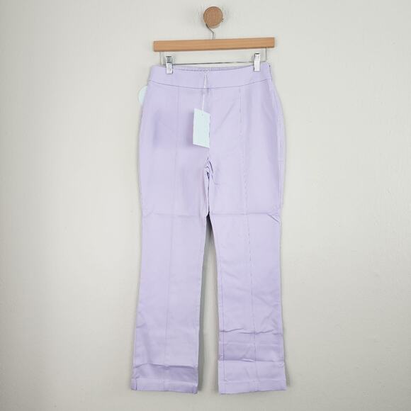 NEW Hill House Lavender The Claire Stretch Cotton Ankle Cropped Pant - Picture 1 of 10